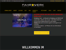 Tablet Screenshot of fahrwerk.de
